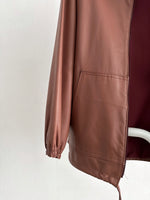 1980s smoky pink leather jkt.