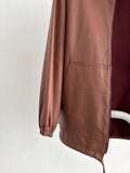 1980s smoky pink leather jkt.