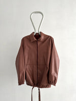 1980s smoky pink leather jkt.