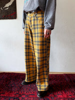80s five pockets trouser made in Italy - orange