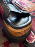 leather n wooden sandal, SONAX made in Spain