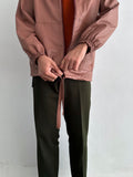 1980s smoky pink leather jkt.