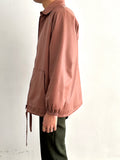 1980s smoky pink leather jkt.