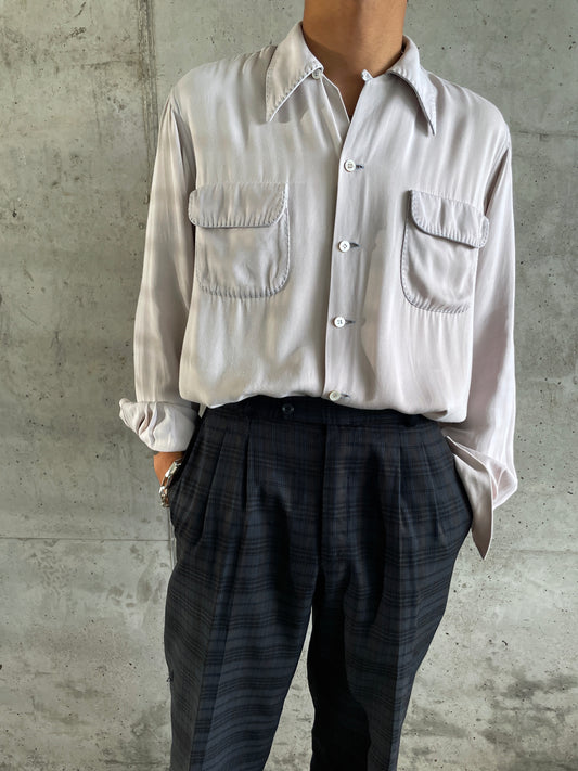 1950s Rayon Gabardine shirt.