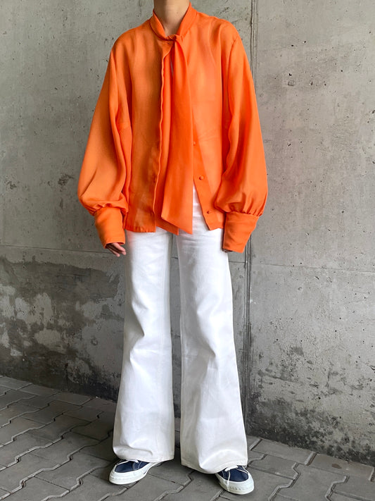 big size sheer orange