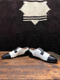 black & white dress shoes 24-24.5cm