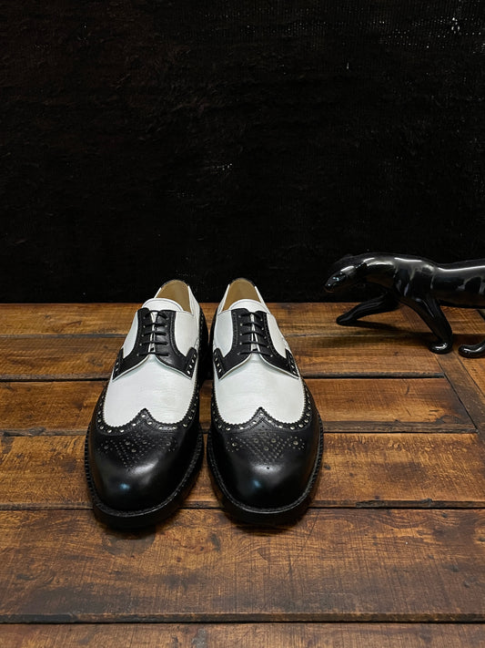 Vintage German Bespoke leather shoes. sz 26.5-27cm