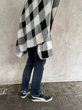 hand knitted wool poncho