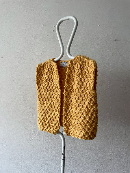 proudly handmade knitted vest