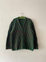 hand knitted wool cardigan