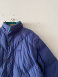 90's diadora down puffer reversible jkt