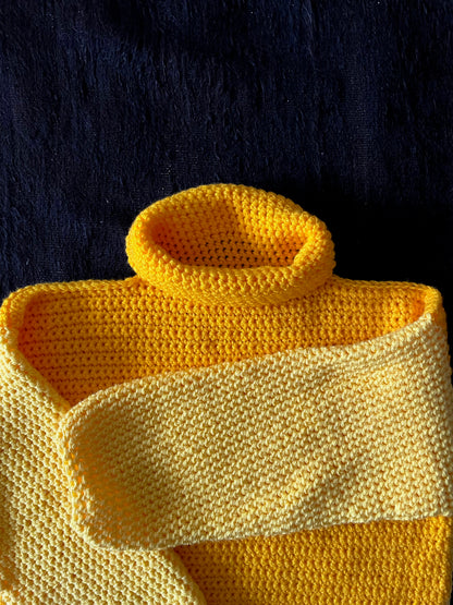 handmade comfortable yellow