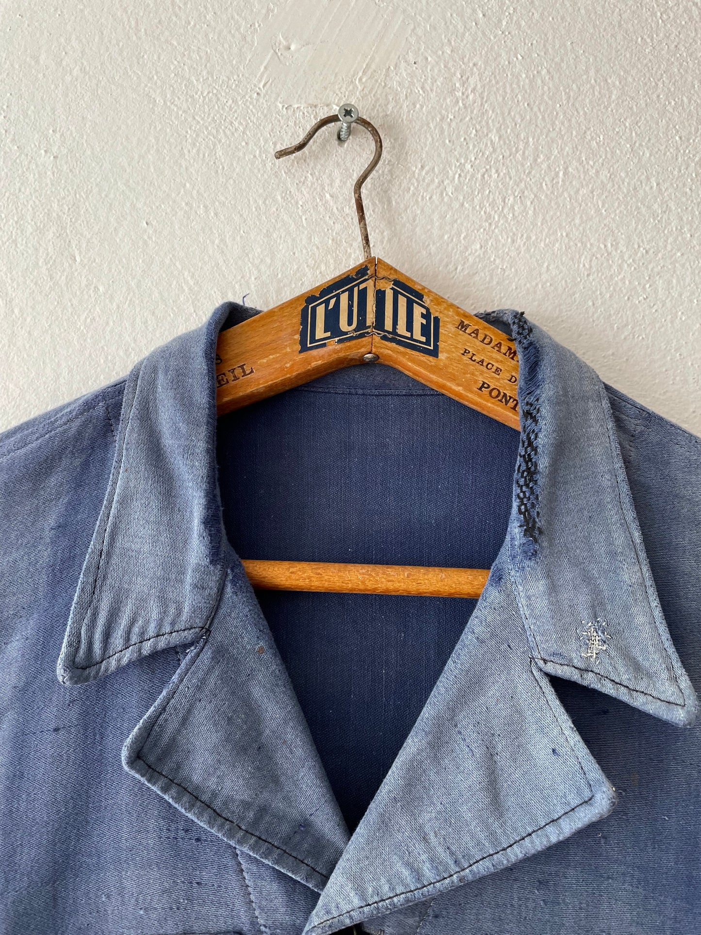 Vintage blue de moleskin tracker jacket