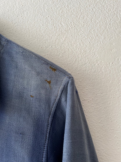 Vintage blue de moleskin tracker jacket