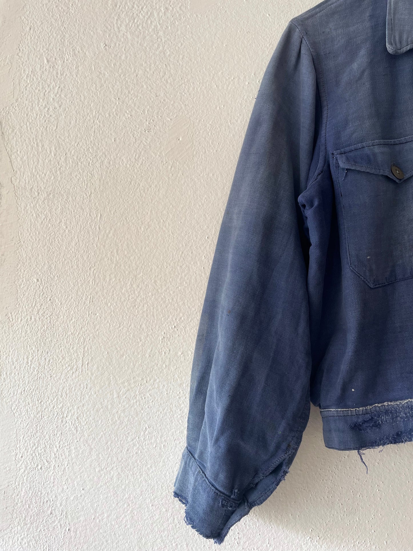 Vintage blue de moleskin tracker jacket