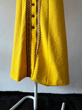 70's yellow dress