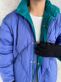 90's diadora down puffer reversible jkt