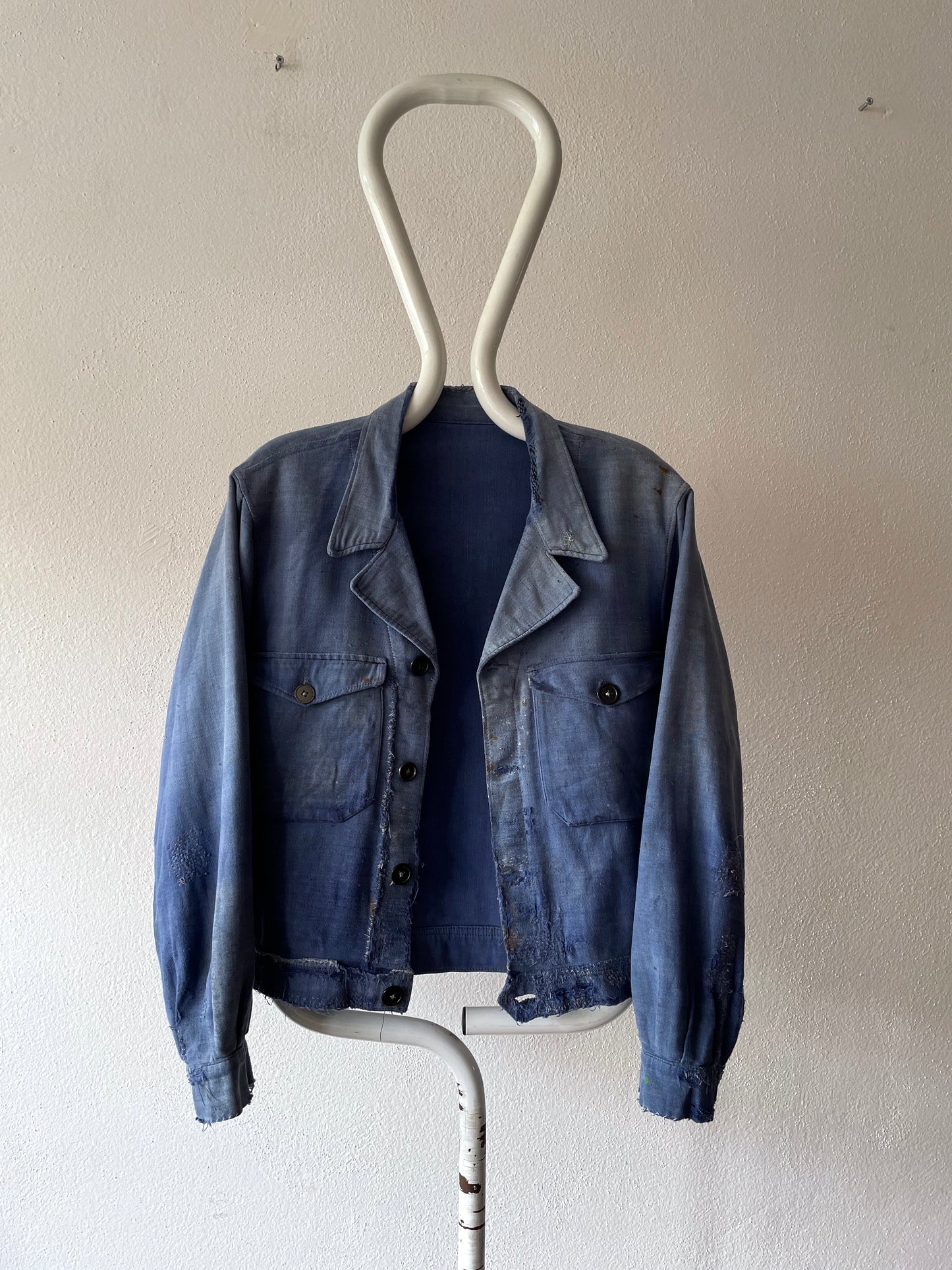 Vintage blue de moleskin tracker jacket