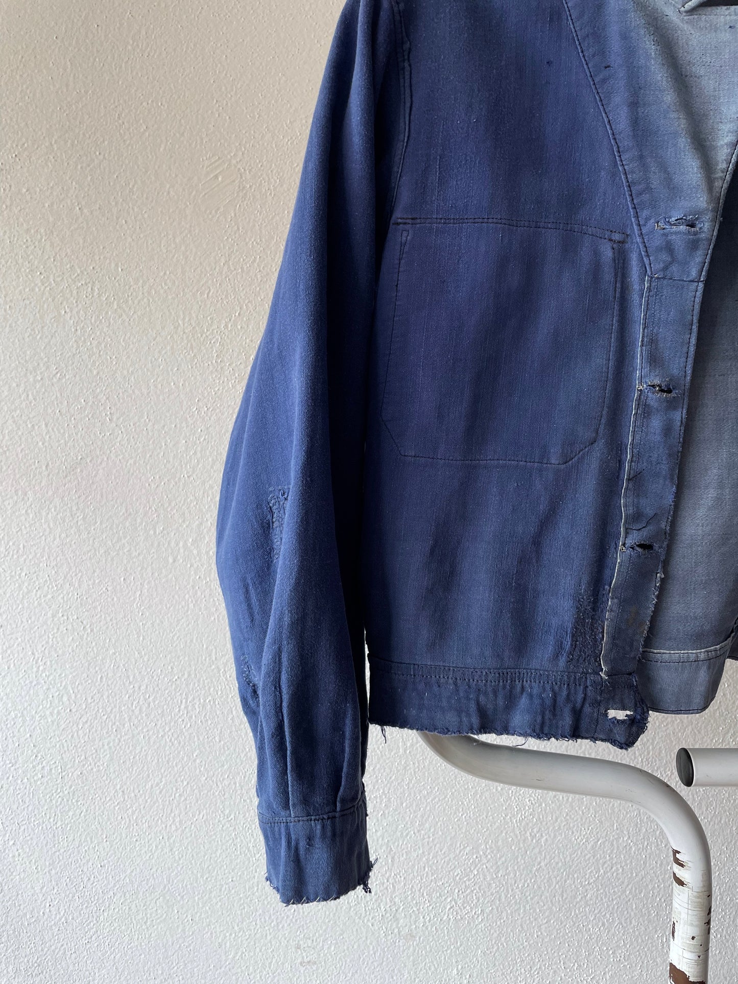 Vintage blue de moleskin tracker jacket