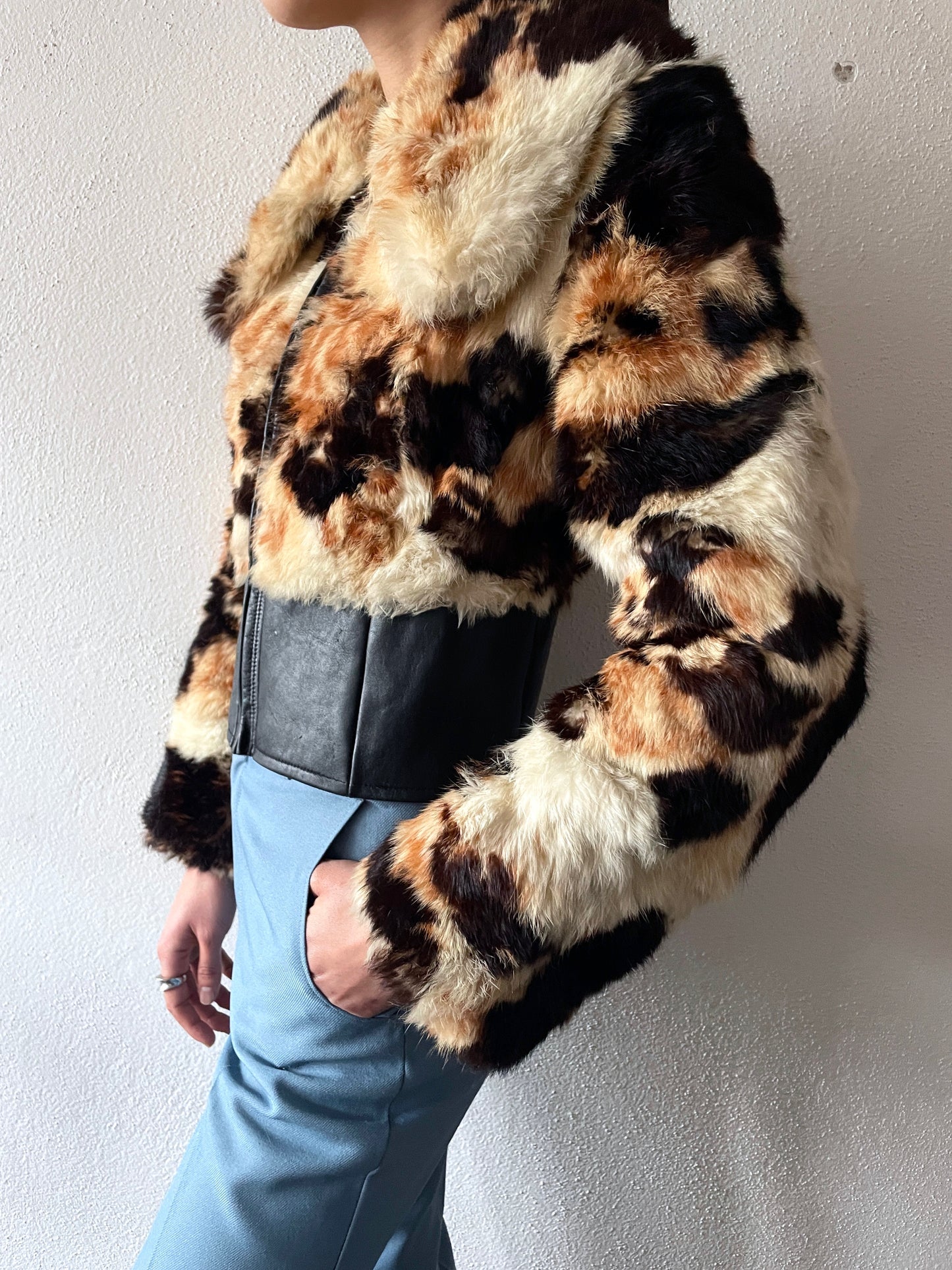 70's PELZHAUS fur leather Germany