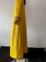 70's yellow dress