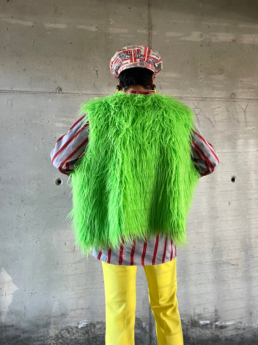 neon green party monster