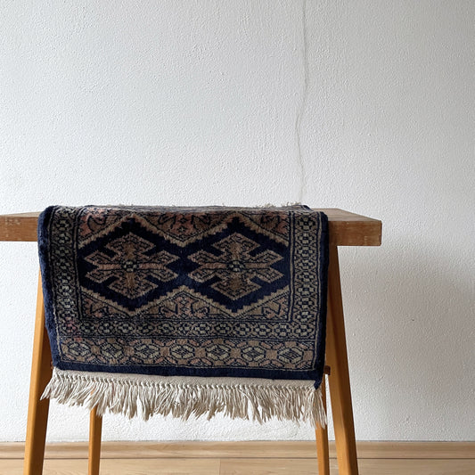 Vintage Afghanistan rug , Silk / Wool