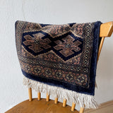 Vintage Afghanistan rug , Silk / Wool