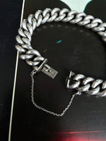 vintage silver 830 chain bracelet