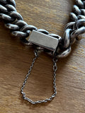 vintage silver 830 chain bracelet