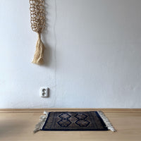 Vintage Afghanistan rug , Silk / Wool