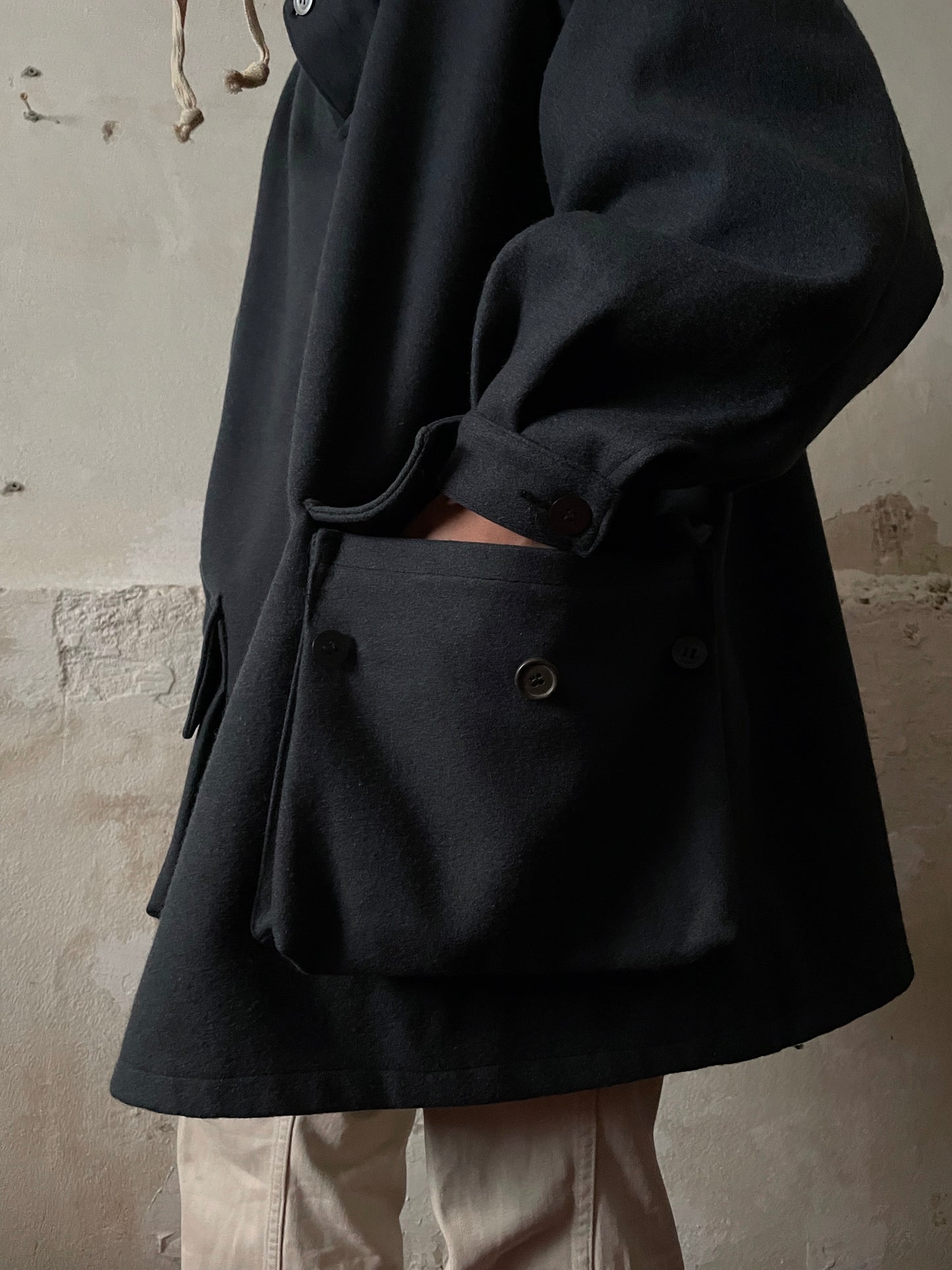 Amazing wool parka inspired by Swedish military.