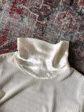 mesh shirt cream white