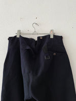 ~40's navy wool trouser