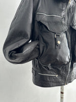 1980s Italy leather black.