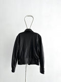 1980s Italy leather black.