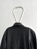 1980s Italy leather black.