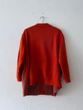 80s relaxed knit wool cardigan