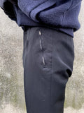 50s-60s Helanca black leisure trouser