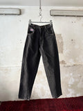 5 pockets black denim