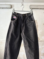 5 pockets black denim