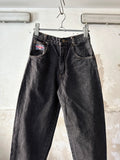 5 pockets black denim