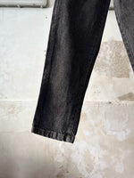 5 pockets black denim