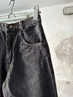 5 pockets black denim