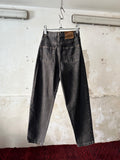 5 pockets black denim