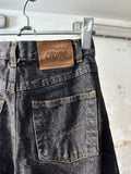 5 pockets black denim