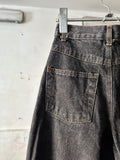 5 pockets black denim