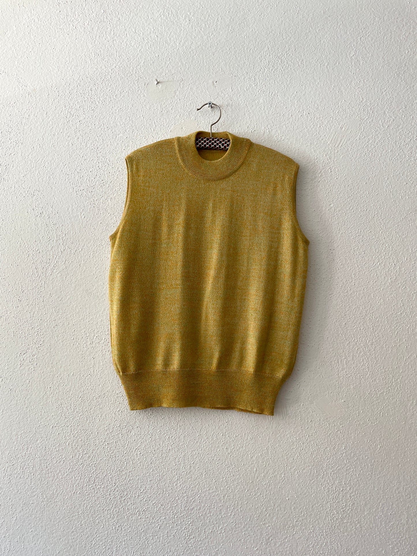 mustard summer rib knit