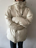 00's DC WHITE LEATHER DOWN JACKET