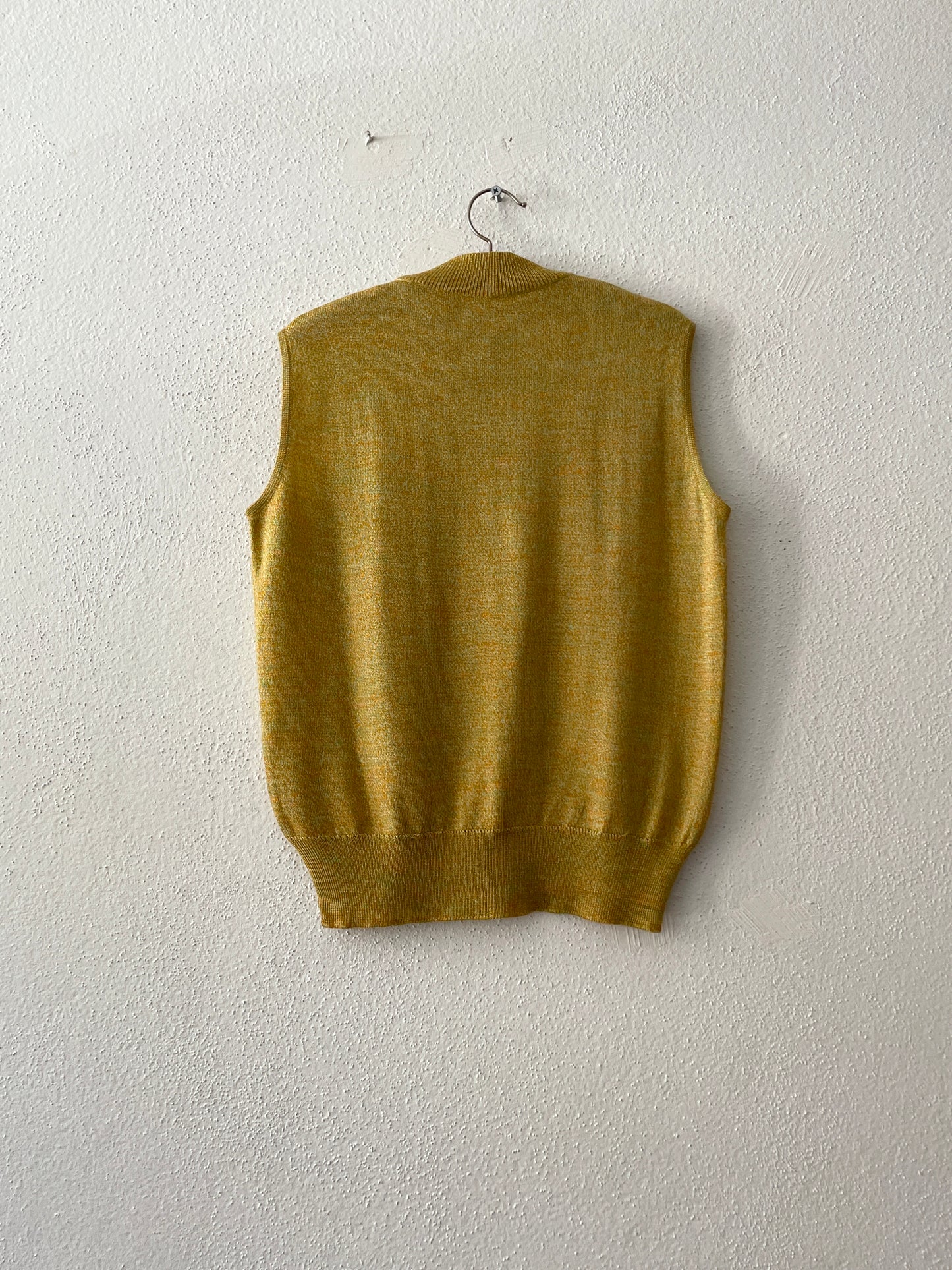 mustard summer rib knit